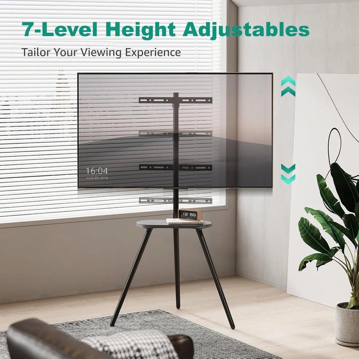 Easel Tripod TV Stand for 43-65 Inch Portable - Image 2