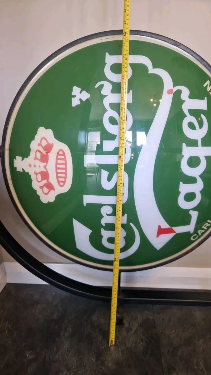 Pub mancave bar light up carlsberg sign - Image 2