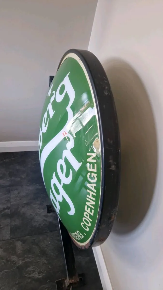 Pub mancave bar light up carlsberg sign - Image 3