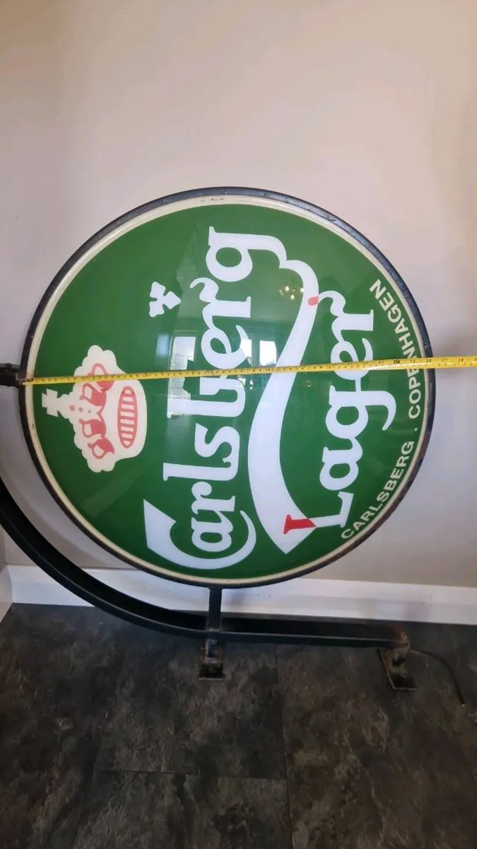 Pub mancave bar light up carlsberg sign - Image 4