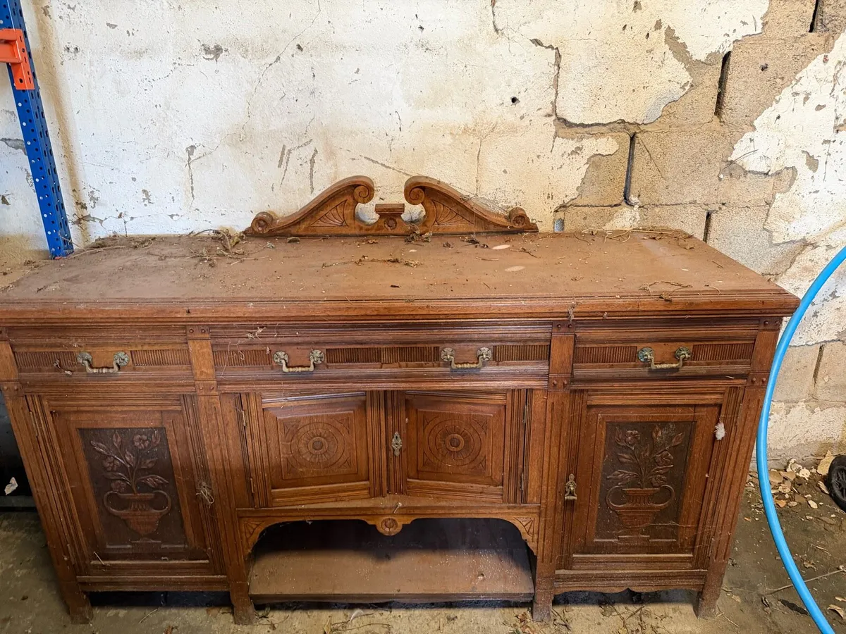 Solid wood vintage dresser - Image 1