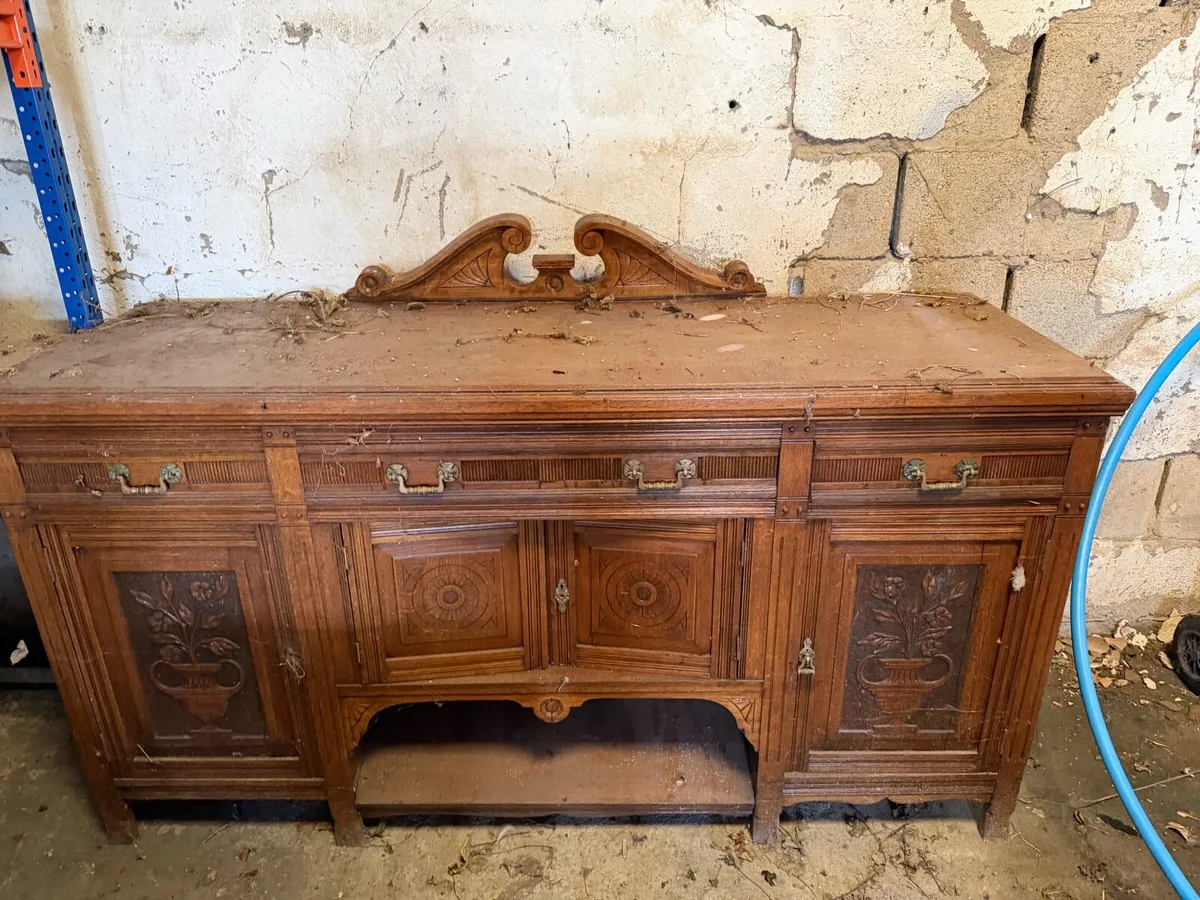 Solid wood vintage dresser - Image 2