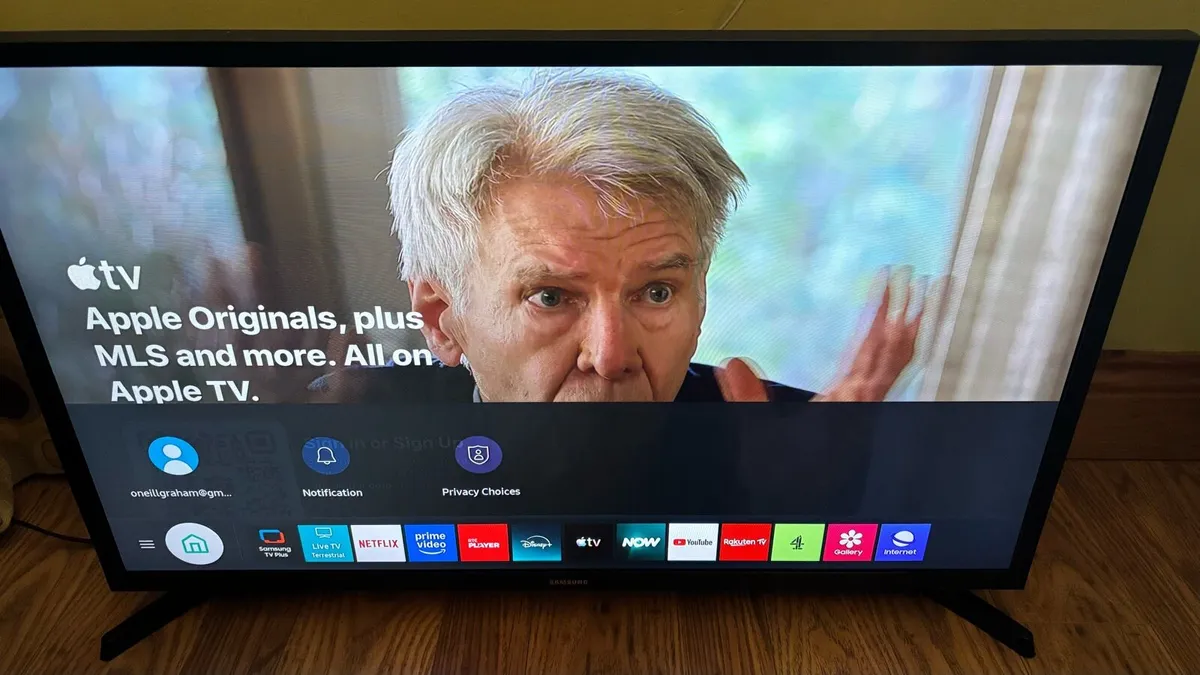 32” Samsung Smart TV Less than one year old - Image 1