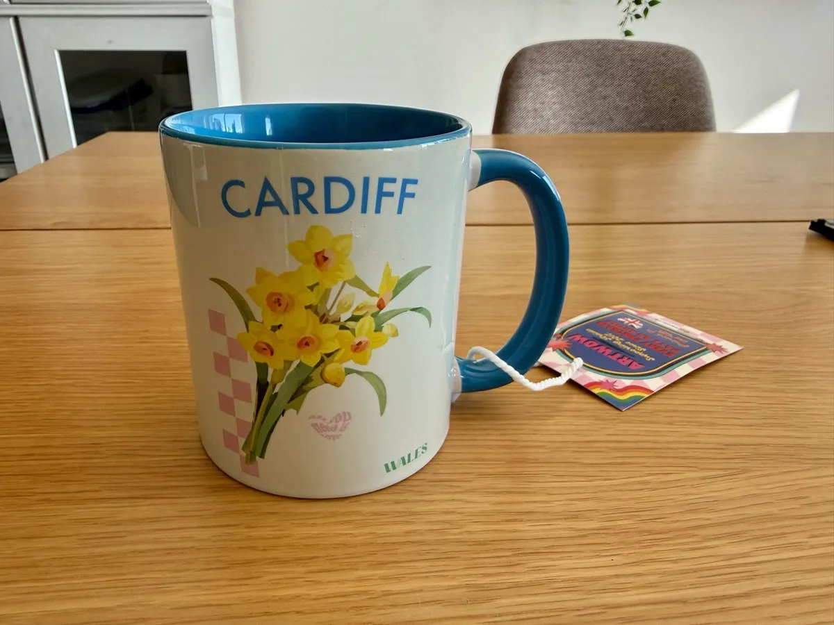 Brand new Cardiff, Wales mug cup with tags - Image 2