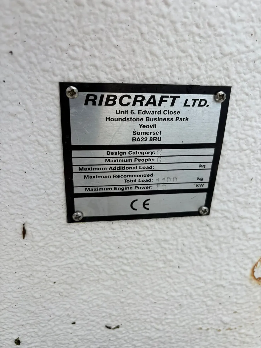 4.7M Ribcraft rib Boat - Image 3