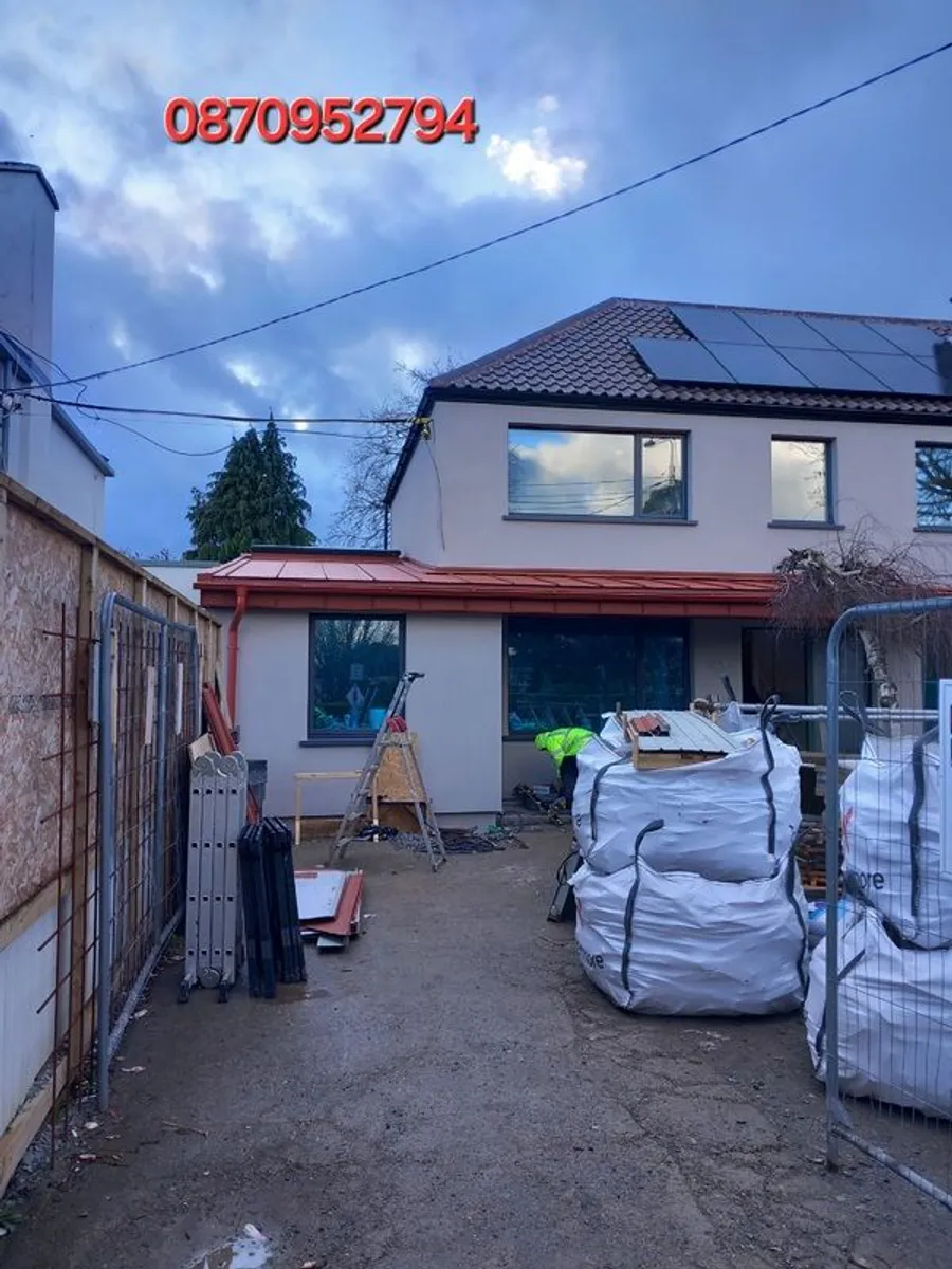 Standing seam roof, sale and delivery of roofing materials and gutter systems - Image 1