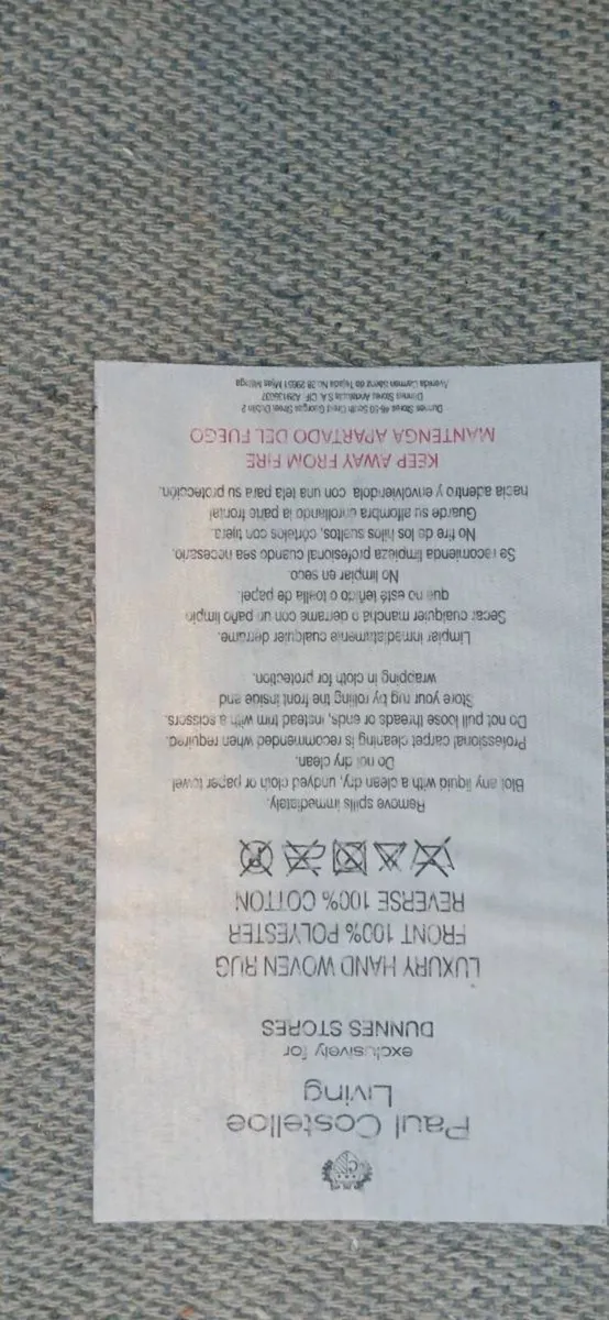 Large luxury hand woven rug Paul Costello - Image 4