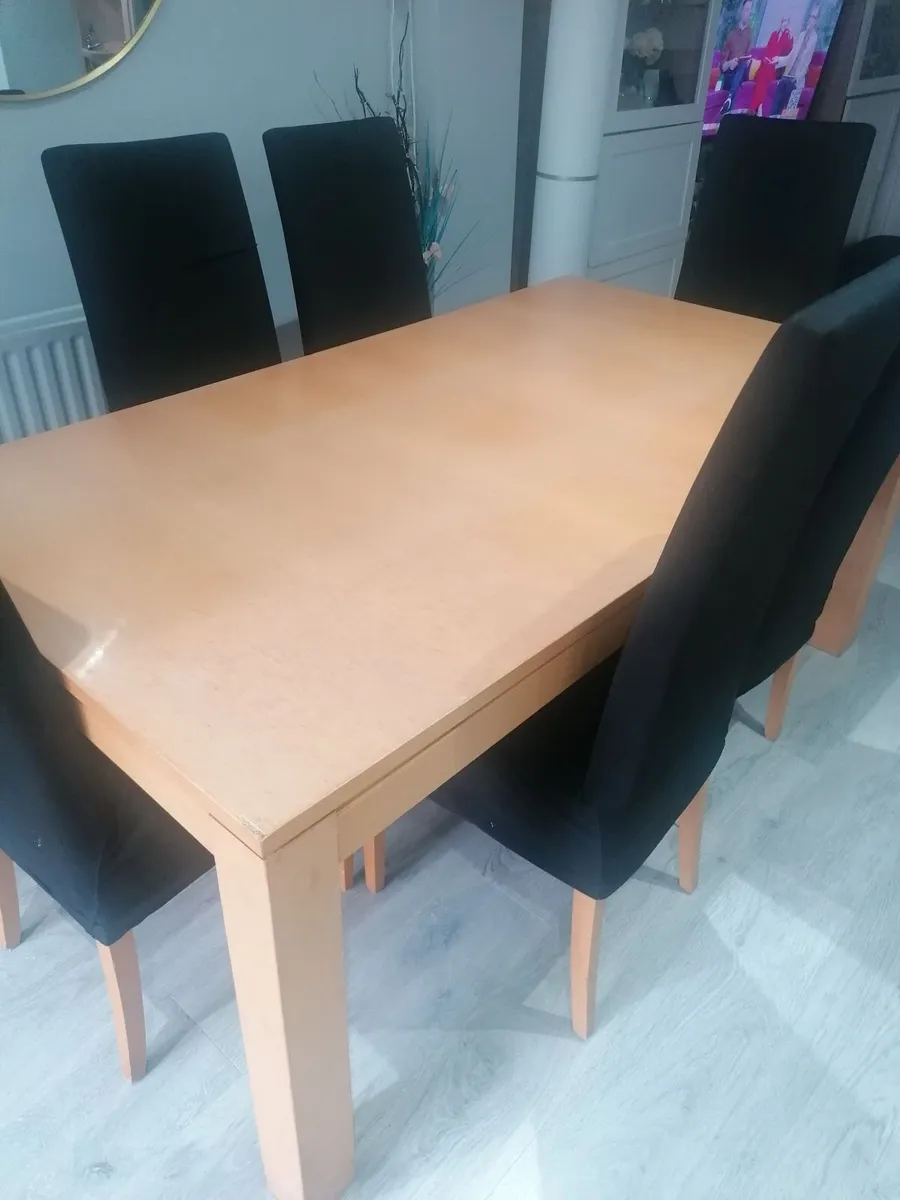 Dining room table and chairs - Image 2