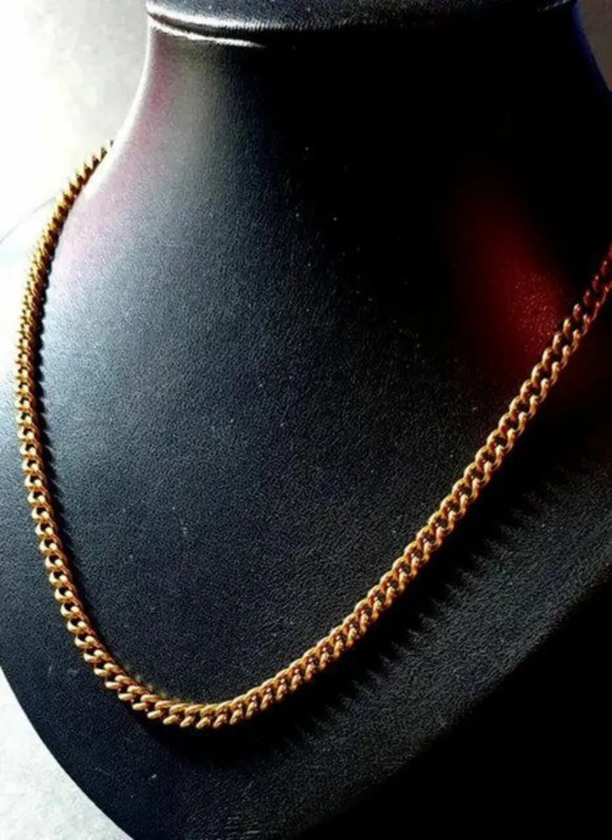 Hallmarked Vintage 22" 9ct Gold Neckchain - Image 3