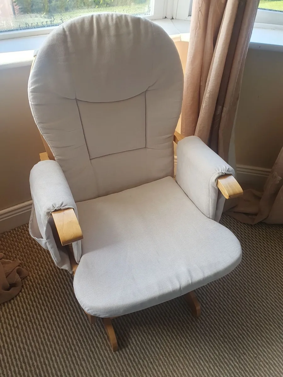 Babylo Nursing Rocking Chair & Footstool x 2 - Image 2