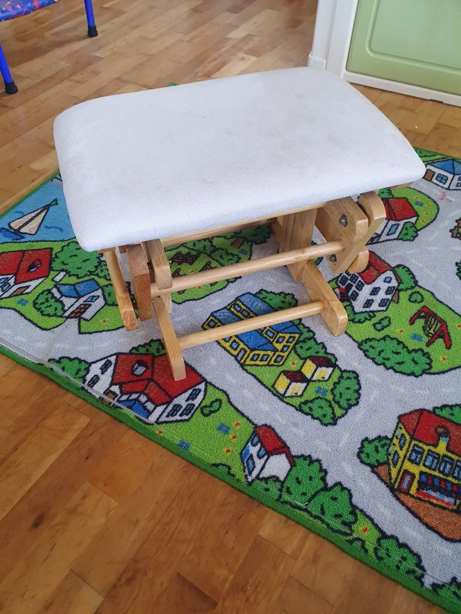 Babylo Nursing Rocking Chair & Footstool x 2 - Image 3