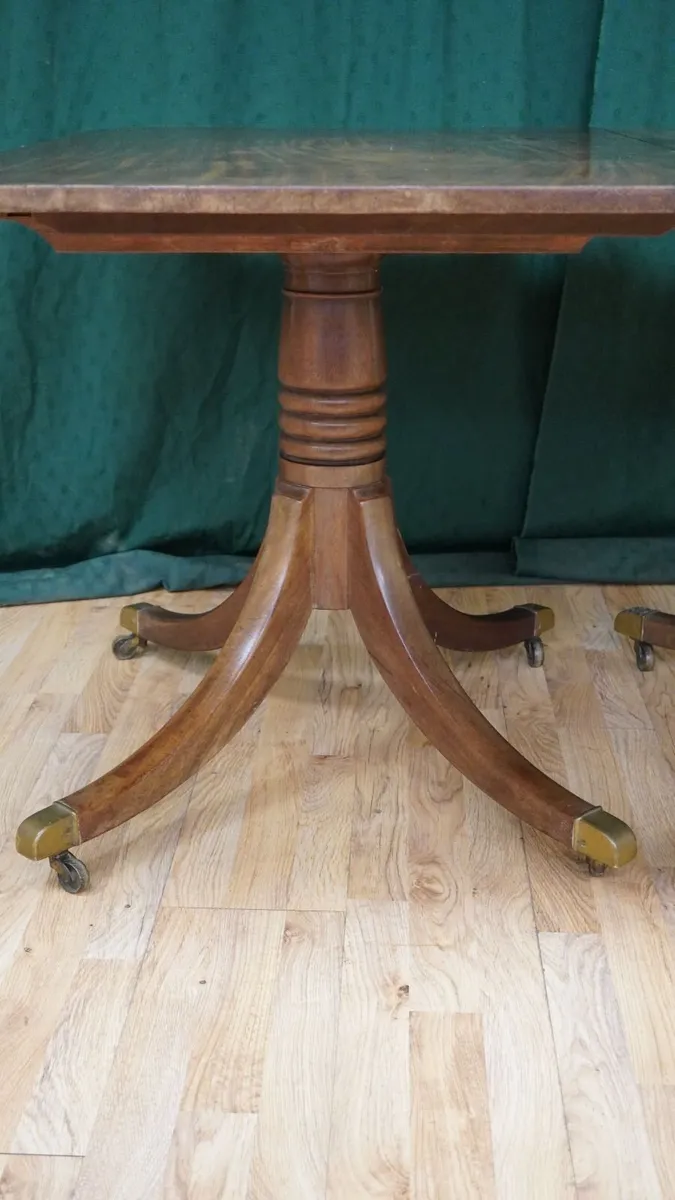 Regency Twin-Pedestal Mahogany Dining Table c.1820 - Image 4