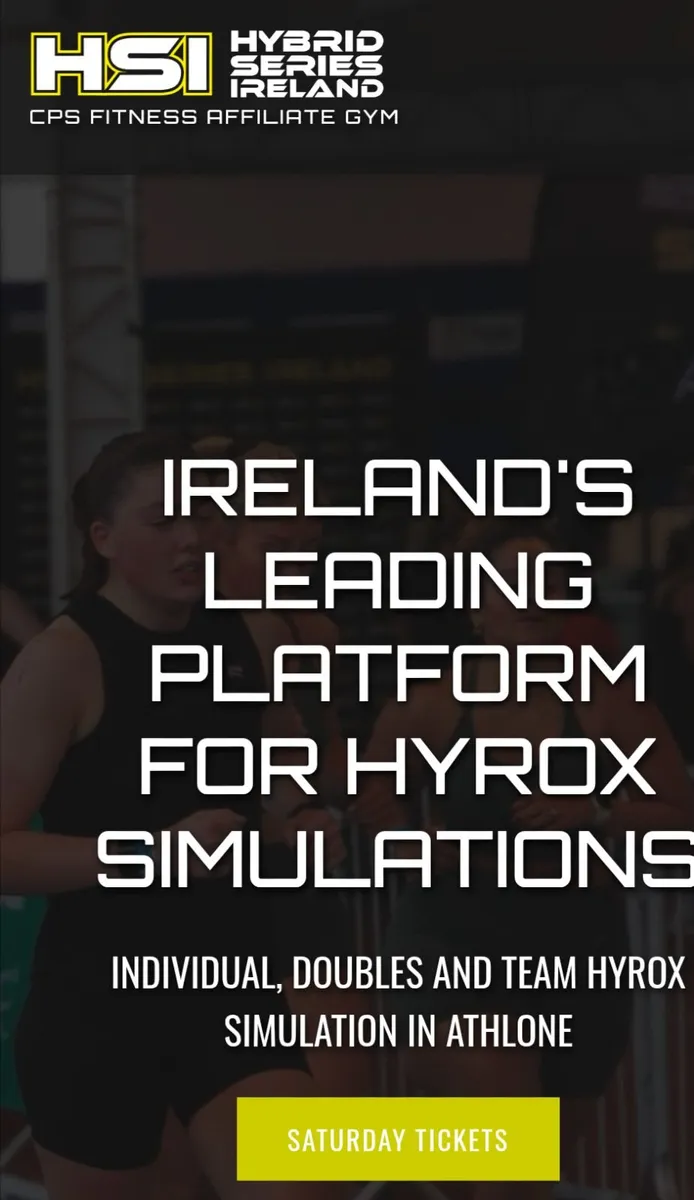 Hyrox Athlone Individual Entry Ticket