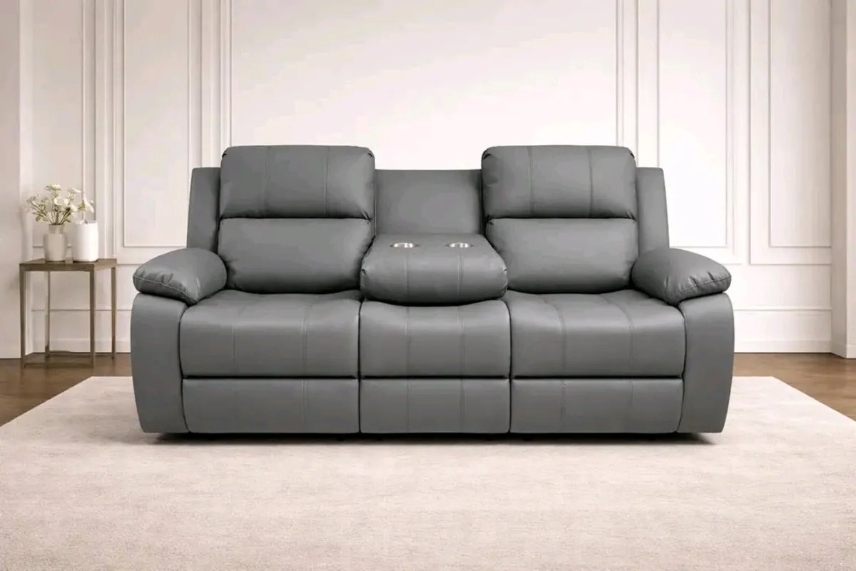 3+2 Holgate Leather Recliner Sofa Set - Image 1