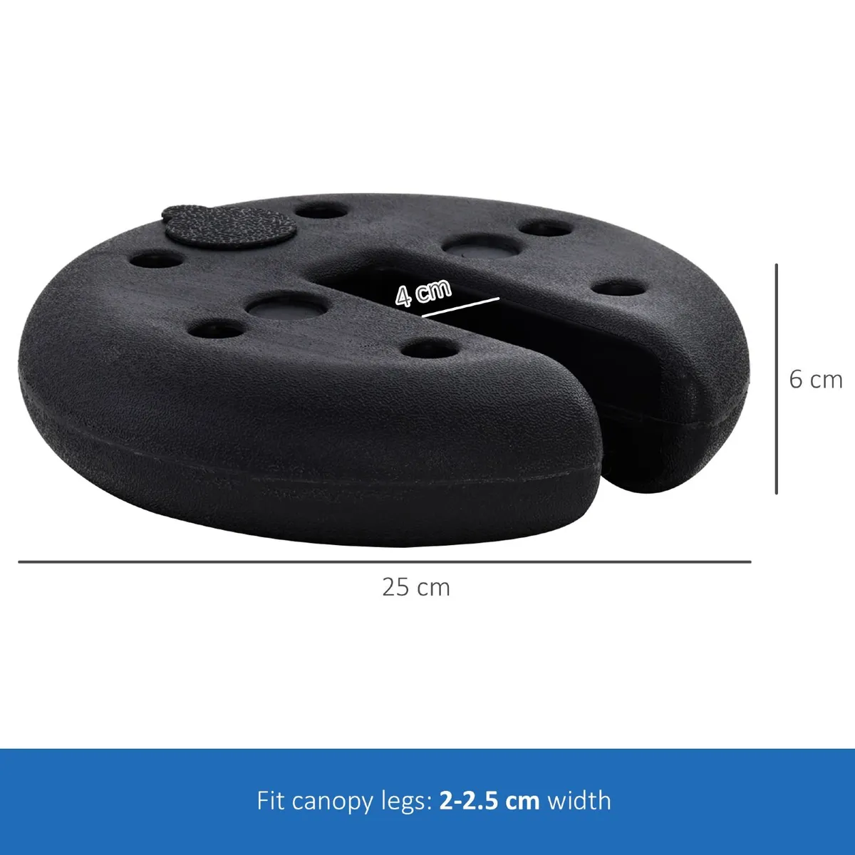 Gazebo Tent Leg Weights. Sand Fillable. Set of 4 - Image 2