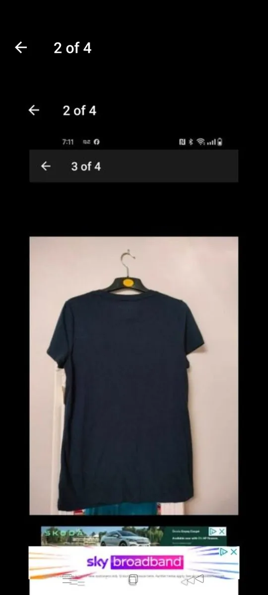 Men's AERO navy t. Shirt new with tags size xlarge - Image 2