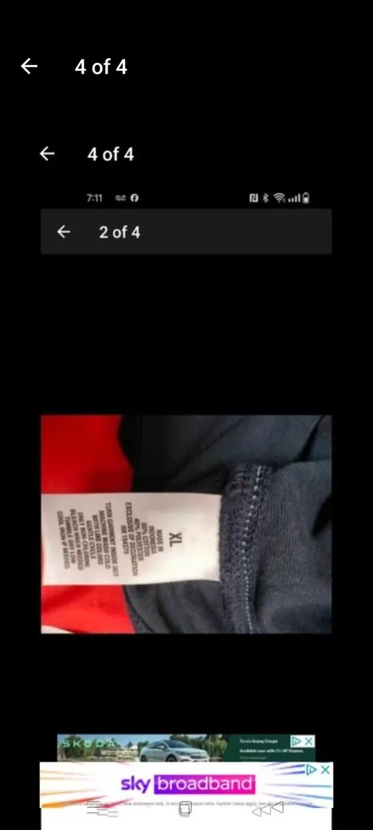 Men's AERO navy t. Shirt new with tags size xlarge - Image 4