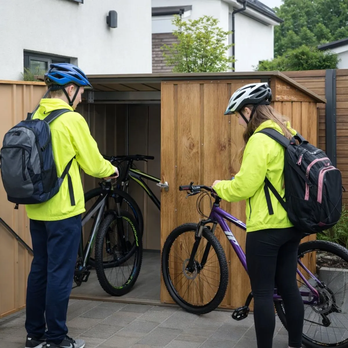 2 🚲 6×3 Steel Bicycle Store –Secure Storage Sheds - Image 2