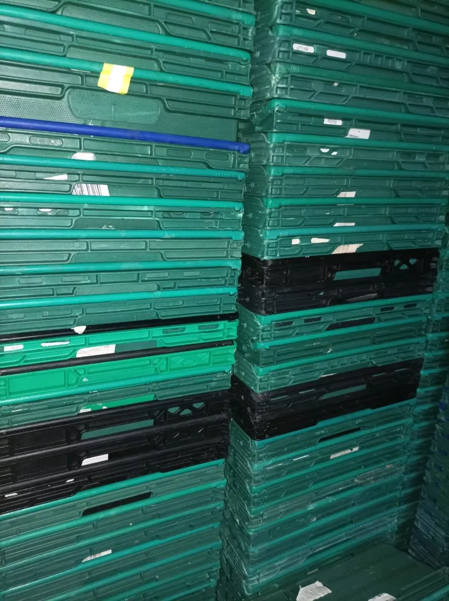 Plastic storage crates - Image 1