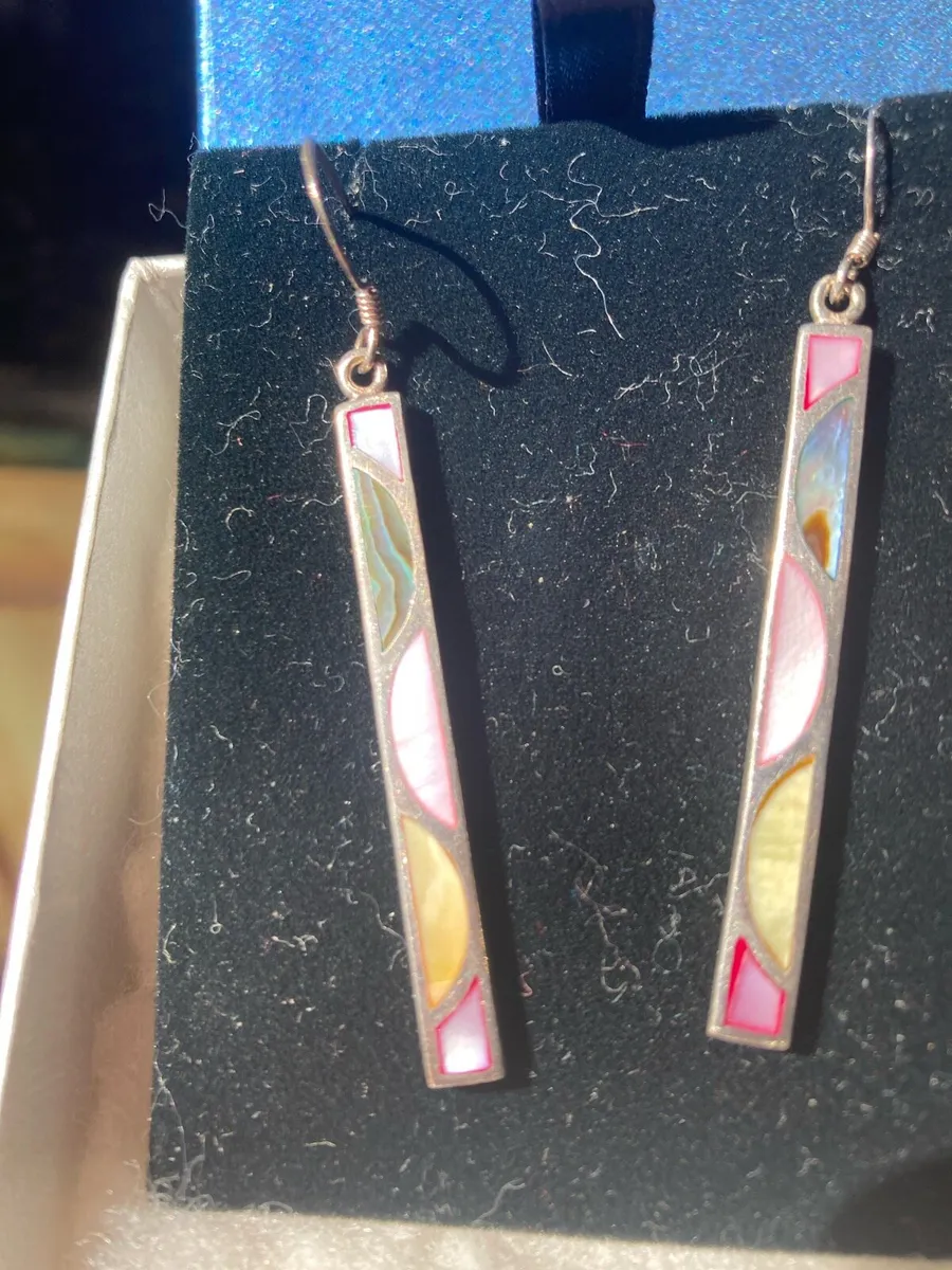 Sterling Silver drop earrings - Image 1