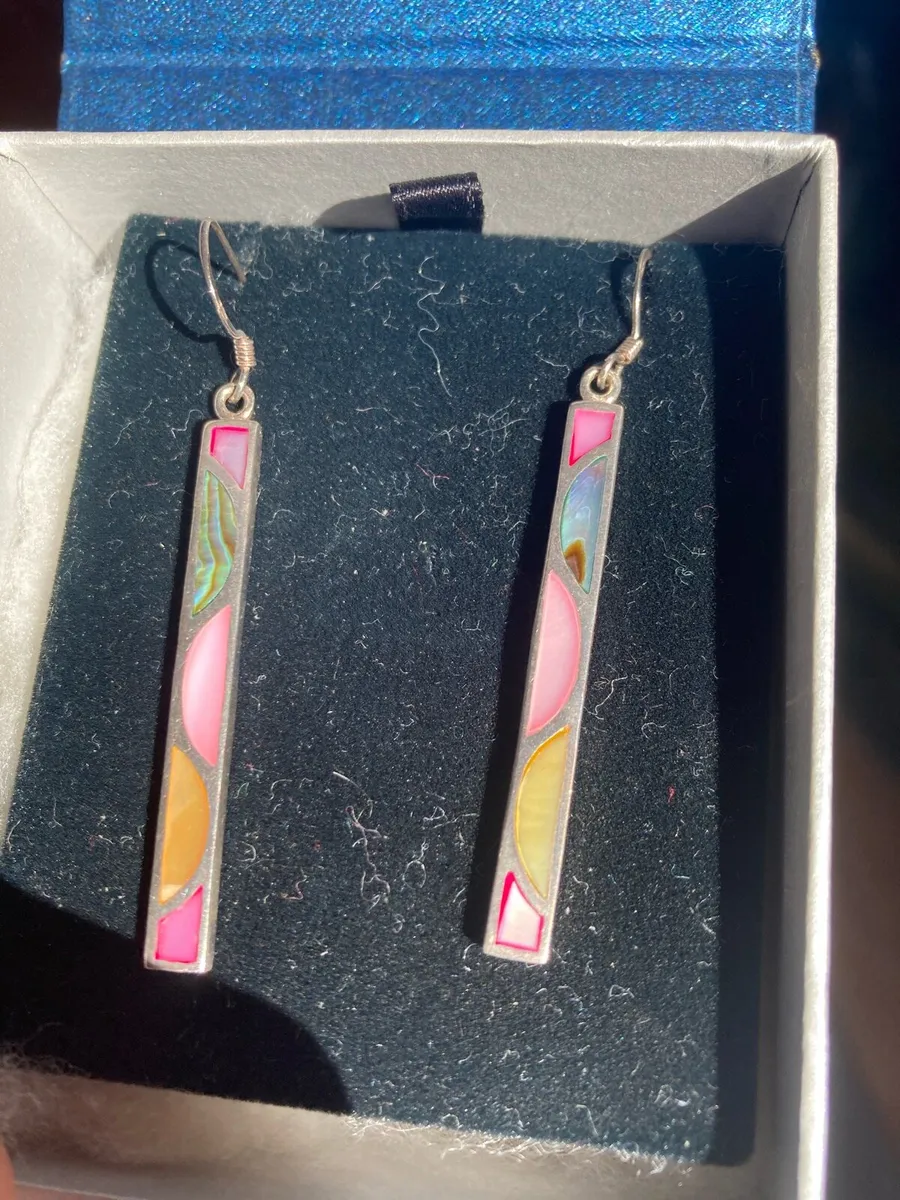 Sterling Silver drop earrings - Image 2