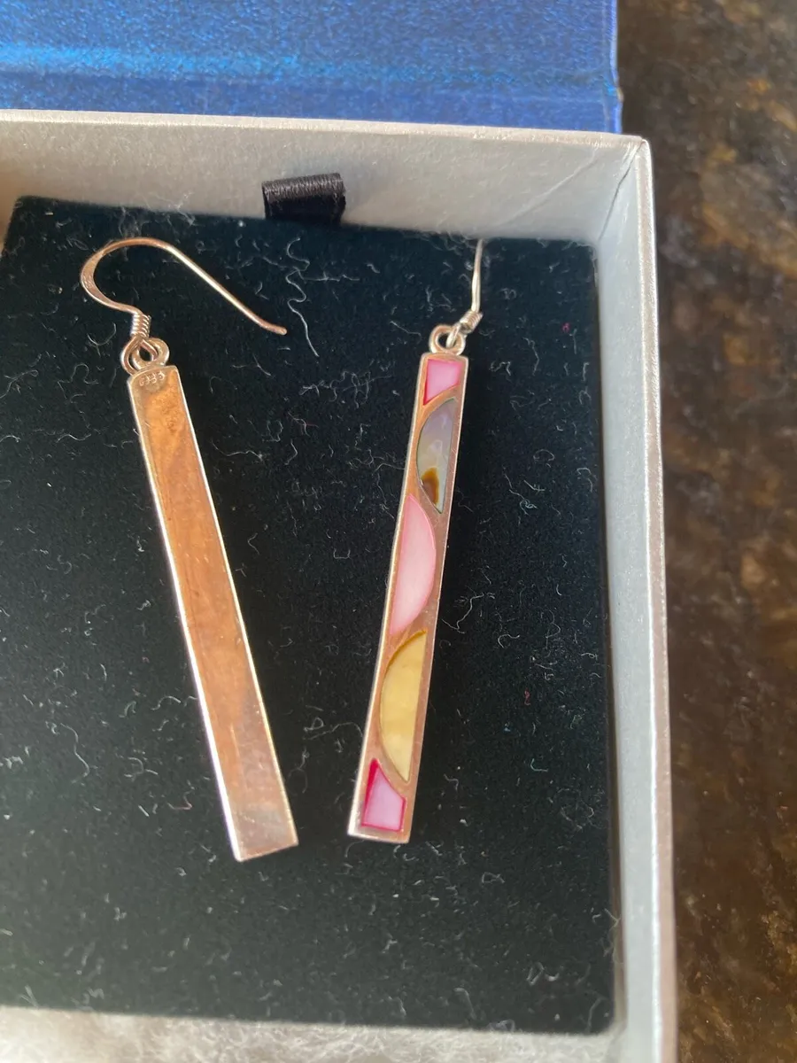 Sterling Silver drop earrings - Image 3