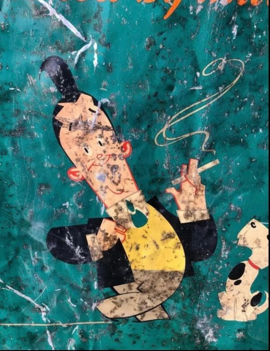 Antique tin sign - Image 3