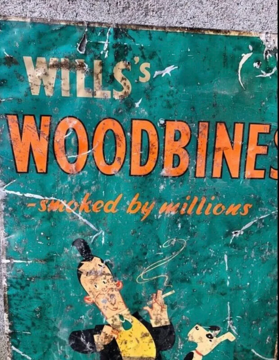 Antique tin sign - Image 4