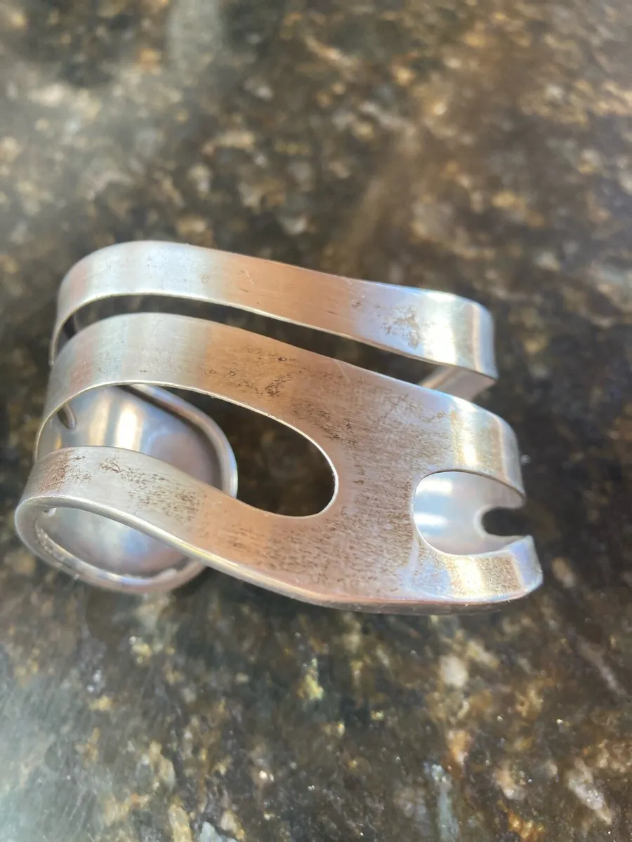 Sterling Silver cuff bangle - Image 2