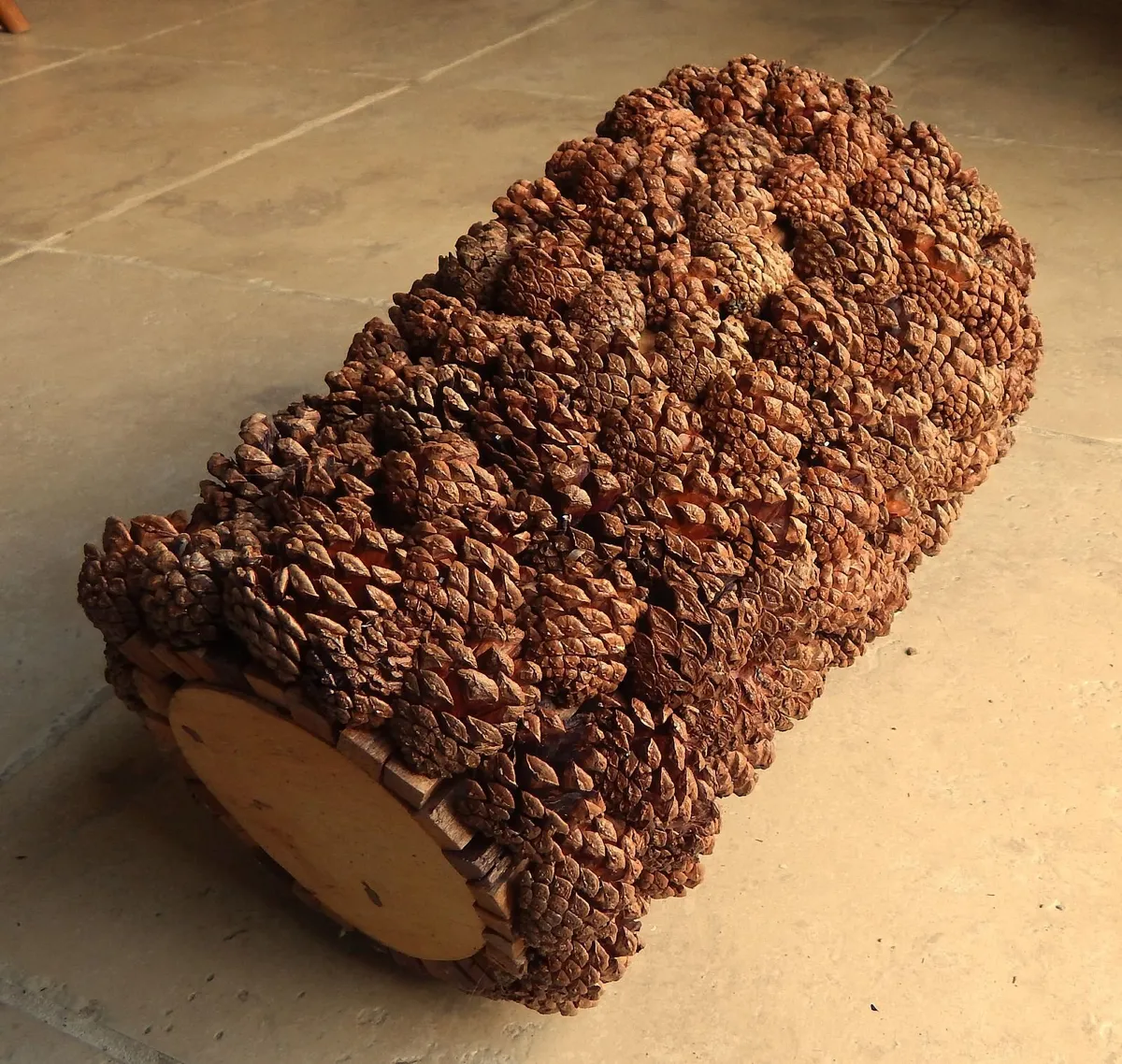 Handmade Rustic Pine Cone Planter/Container - Image 4