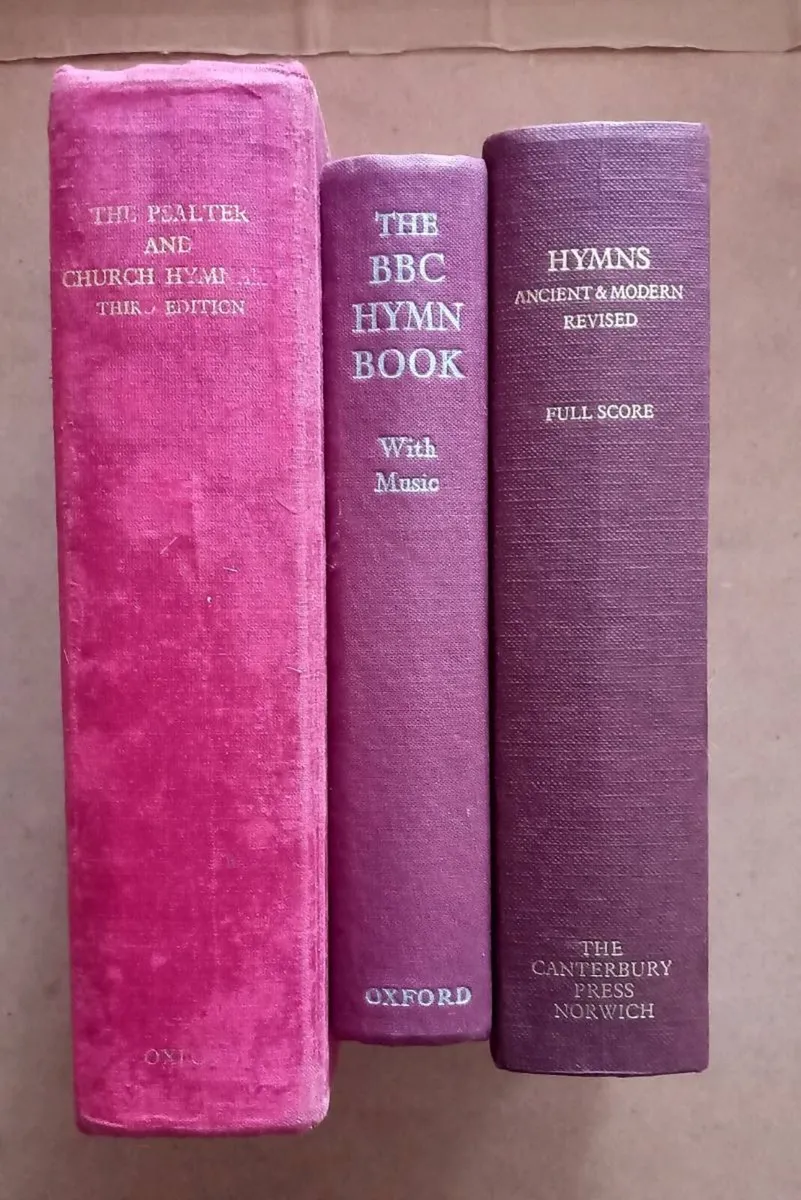 Three Vintage Hymn Books - Image 1