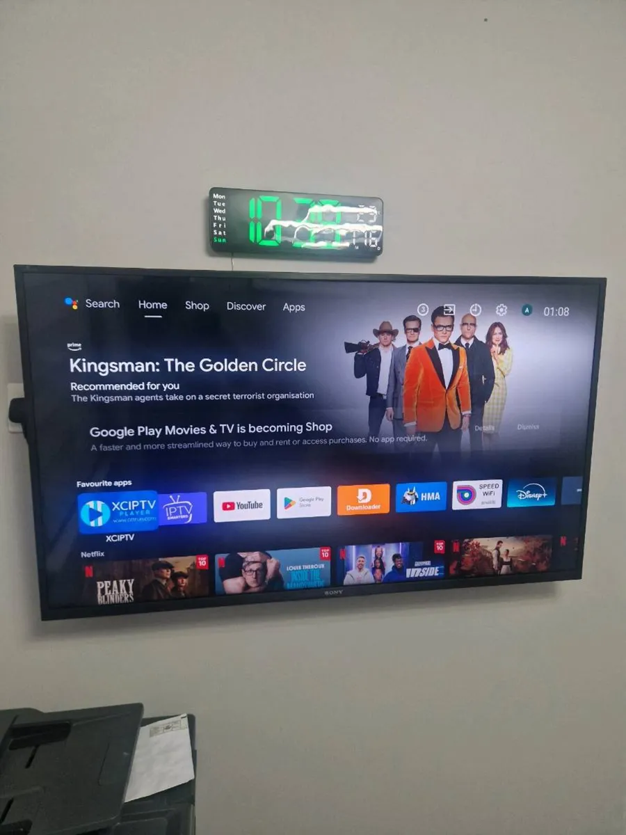 Sony 43 Inch 4K Google Android Smart TV - Image 1