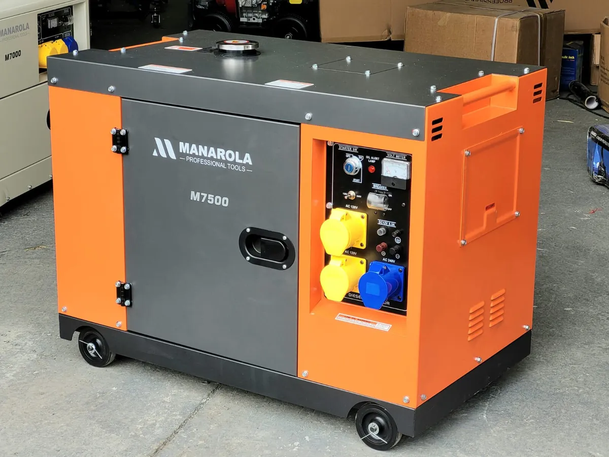 Manarola 5.0KW 7KVA Silent Diesel Generator - Image 1