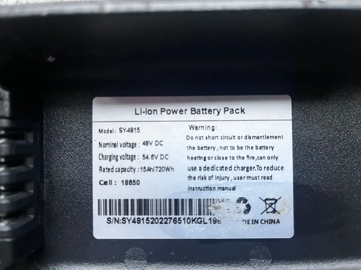 Electric bike 20" Fat tyre adult - Image 2