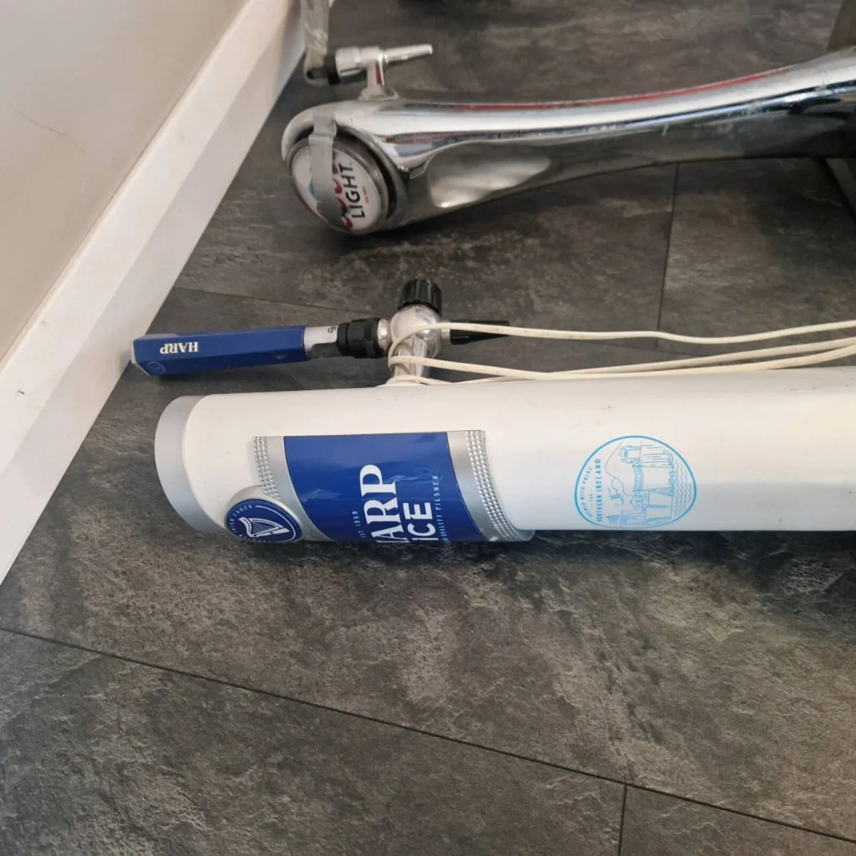 Harp coors carling pub mancave bar pumps - Image 2