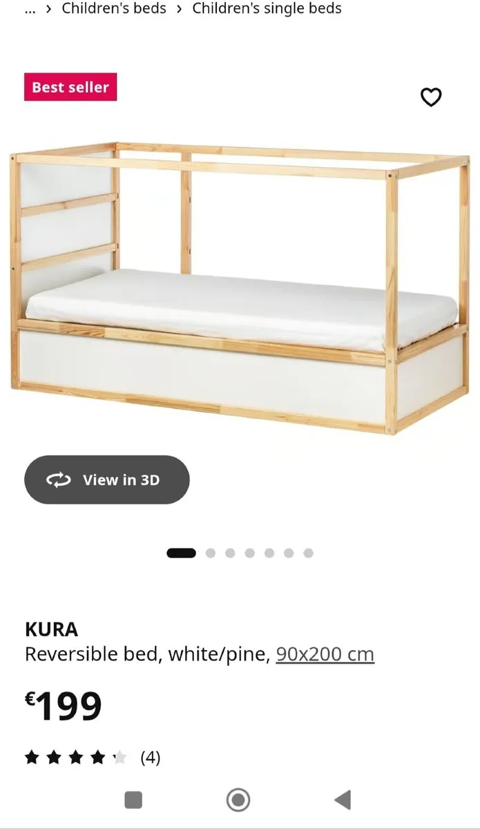 Ikea Kura bed - Image 1