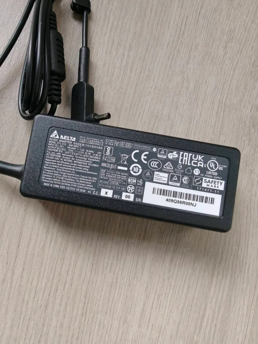 Acer Aspire Charger 19V 2.37A 45W - Image 1