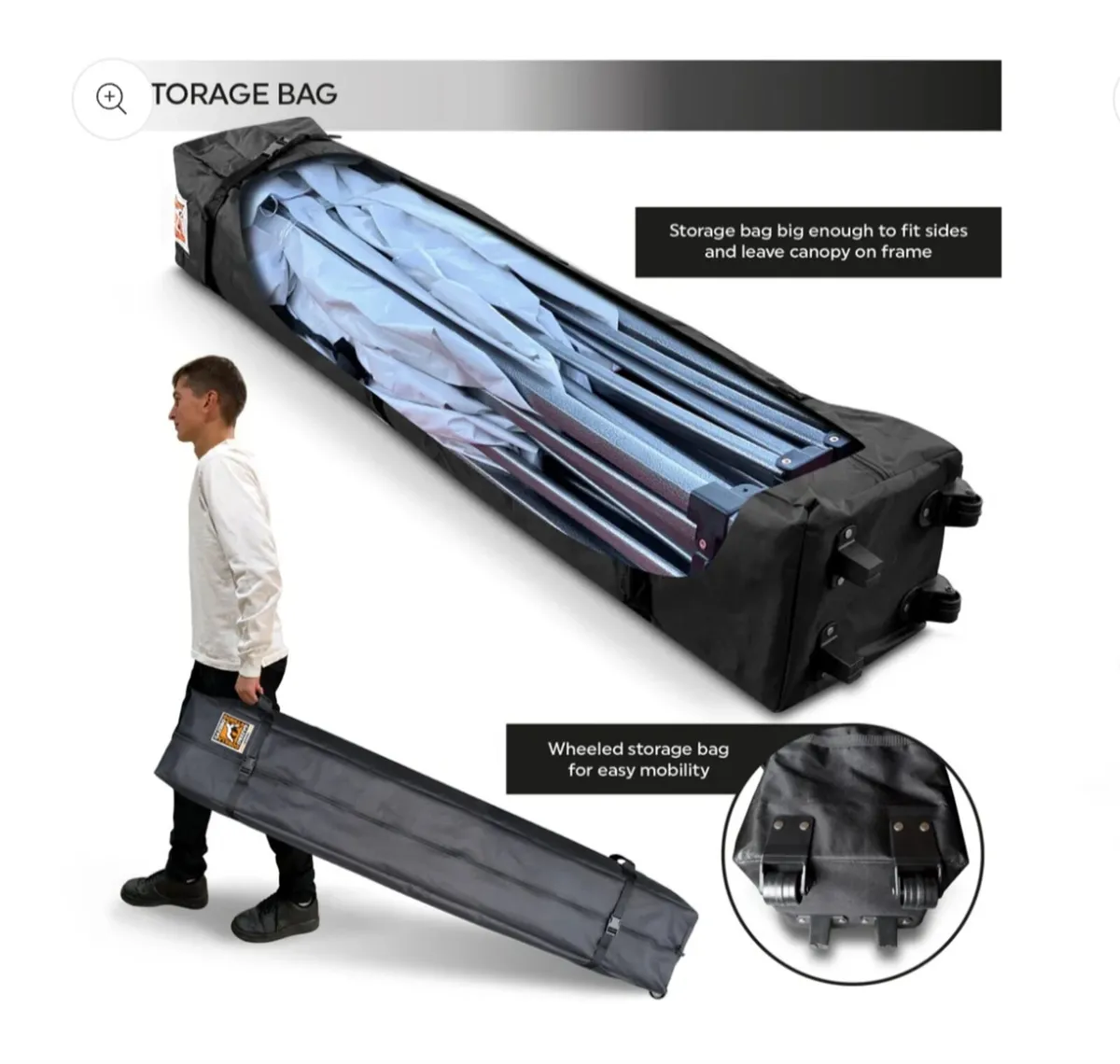 Gorilla Gazebo Pop Up 

3m x 3m

Heavy Duty Green - Image 4