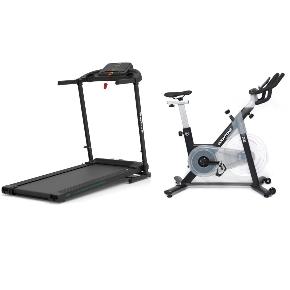 Bodytone Spin Bike and Treadmill Bundle - Image 1