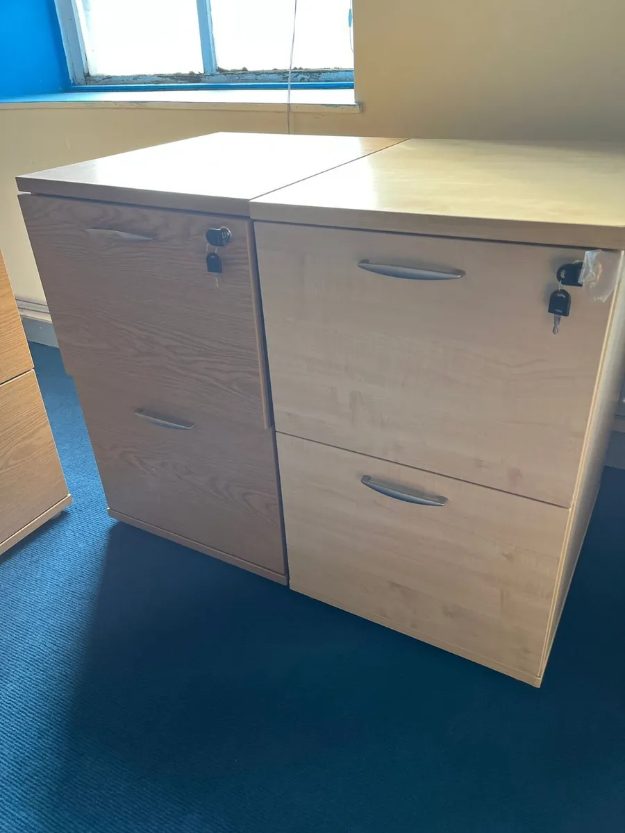 Clearance Wooden Filing Cabinets - from £100.00+VA - Image 4