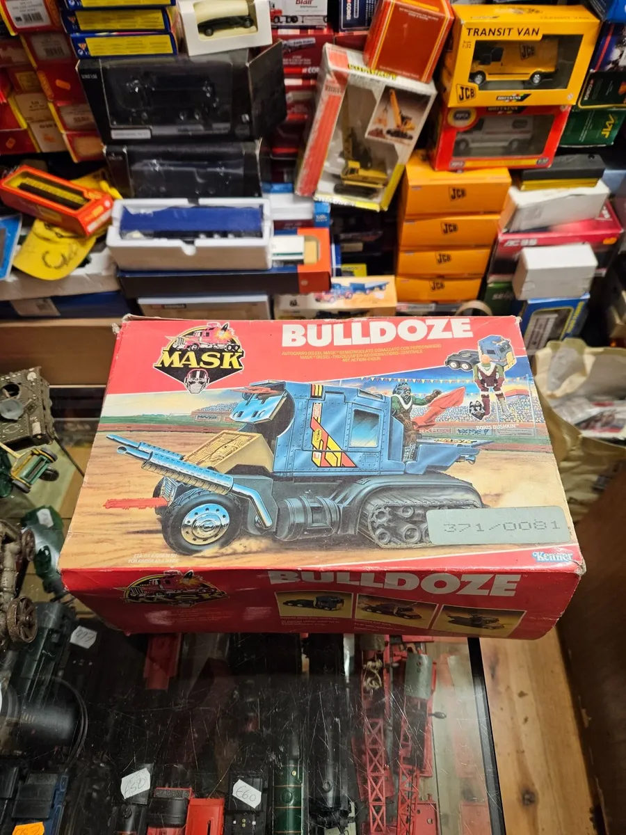 Vintage MASK Bulldoze Empty Box - Image 1