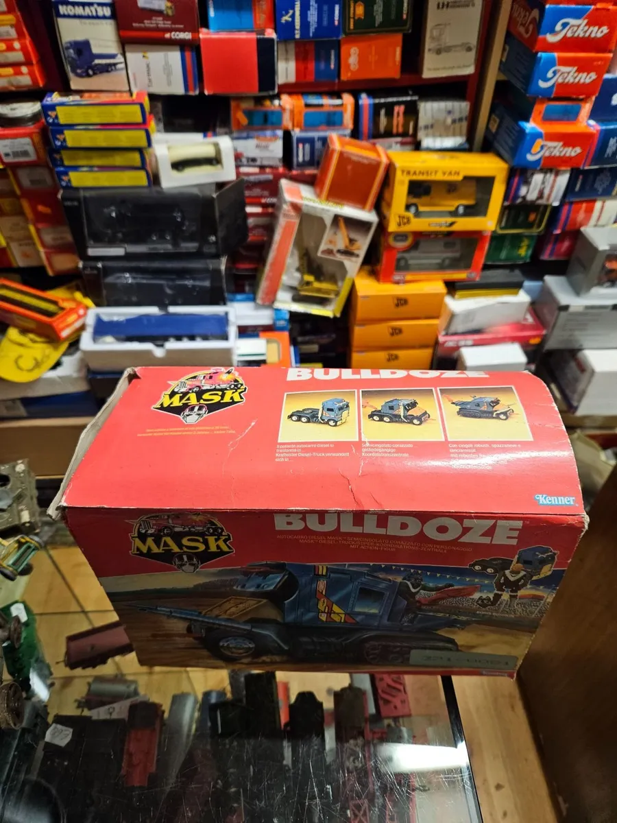 Vintage MASK Bulldoze Empty Box - Image 3