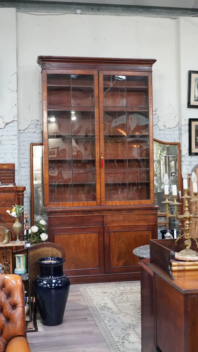 Victorian Mahogany Library Bookcase - 324 cm Tall - Image 1