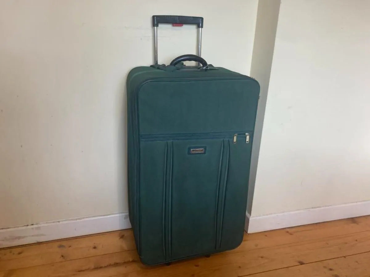 Large Luigi Rossi Suitcase – Rolling Travel Case - Image 1