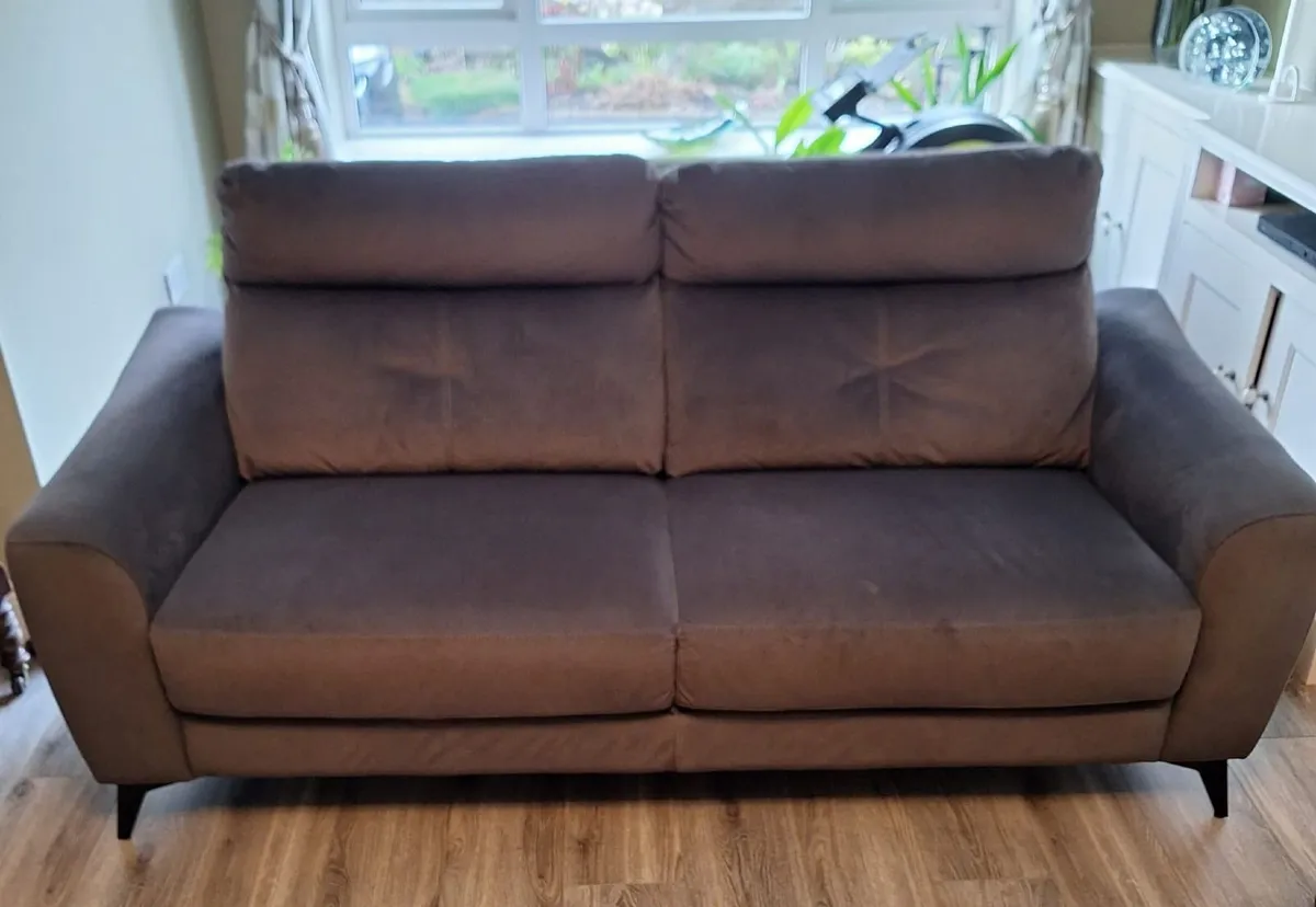 Grey 2+3 Seater Couches - Image 1
