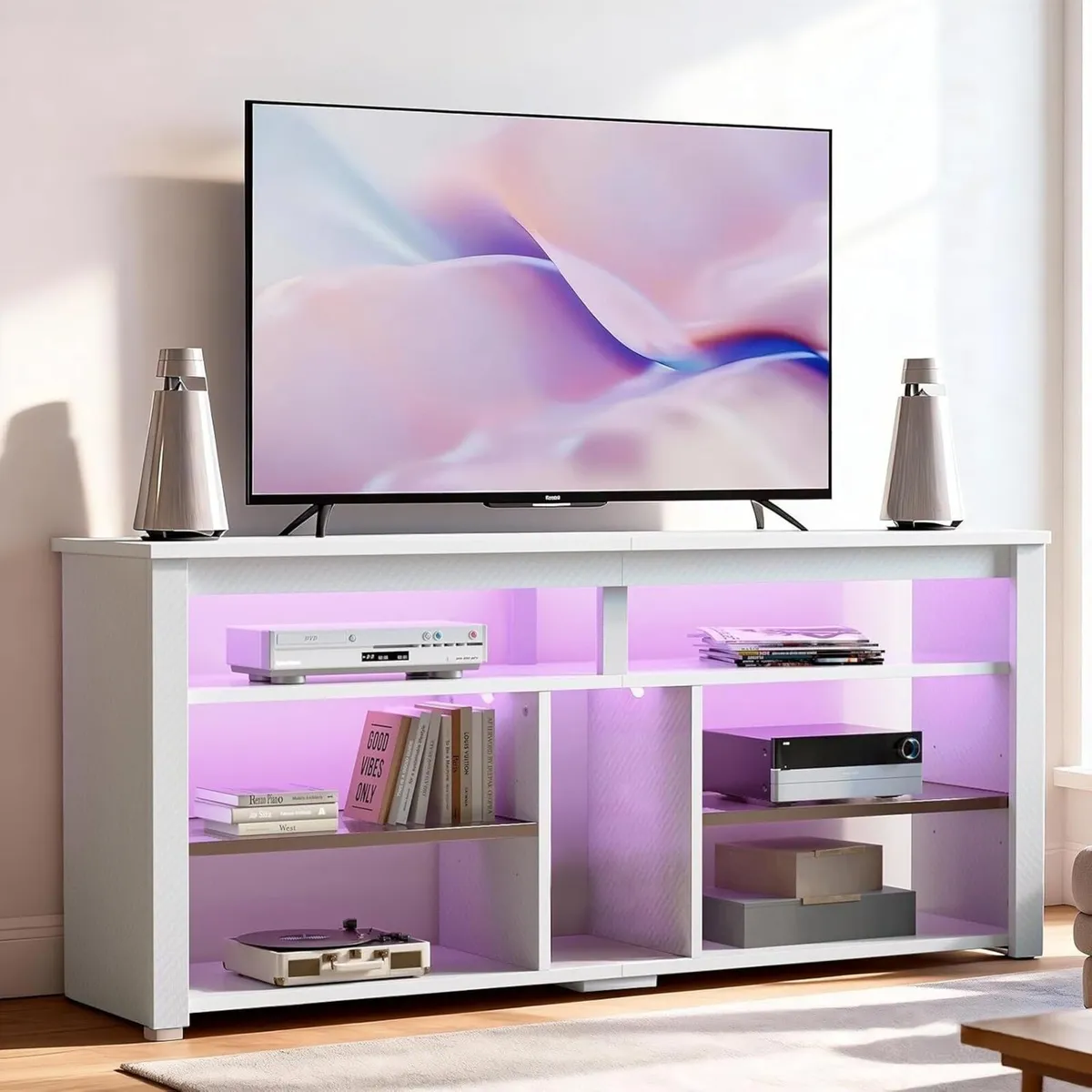 140CM LED TV Cabinet 55-65 Inch Stand with - Image 1
