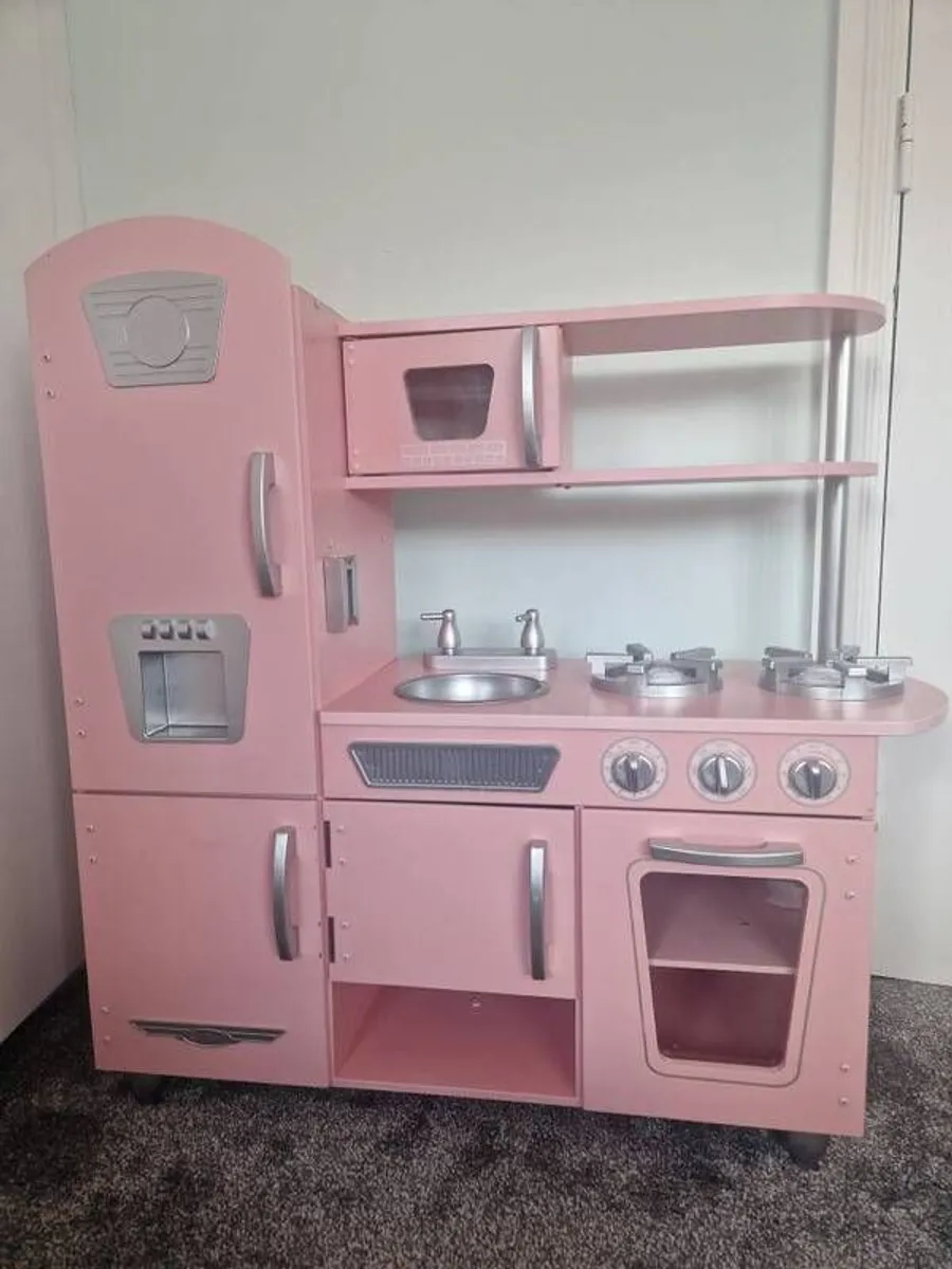 Pink Toy Kitchen - Image 1