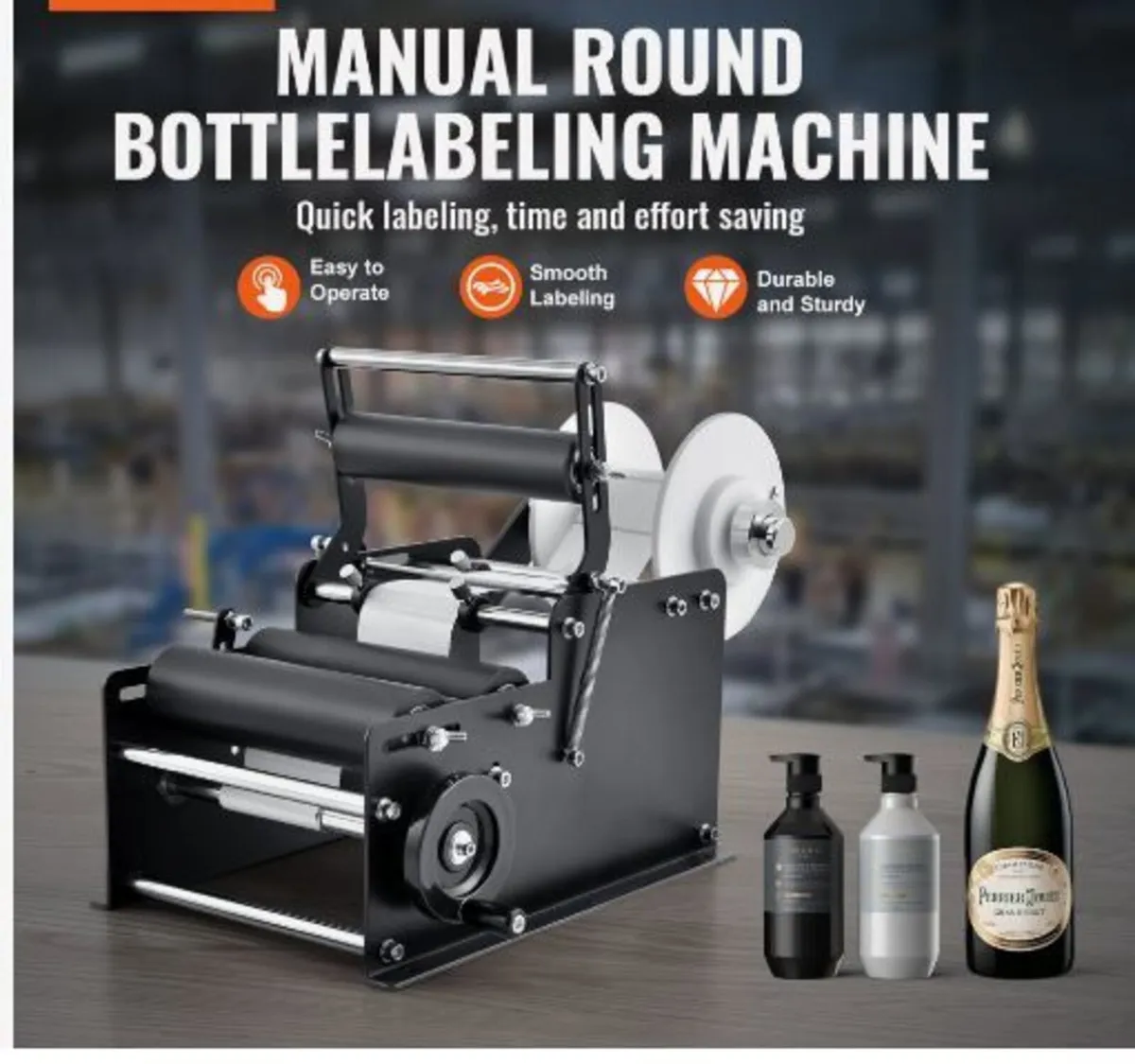 Manual Round Labeling Machine, 15-20pcs/min - Image 2
