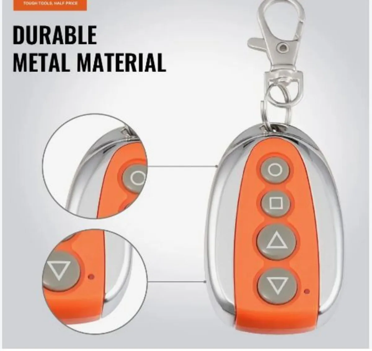 Sliding Gate Opener Remote, 40 Meters Range - Image 2