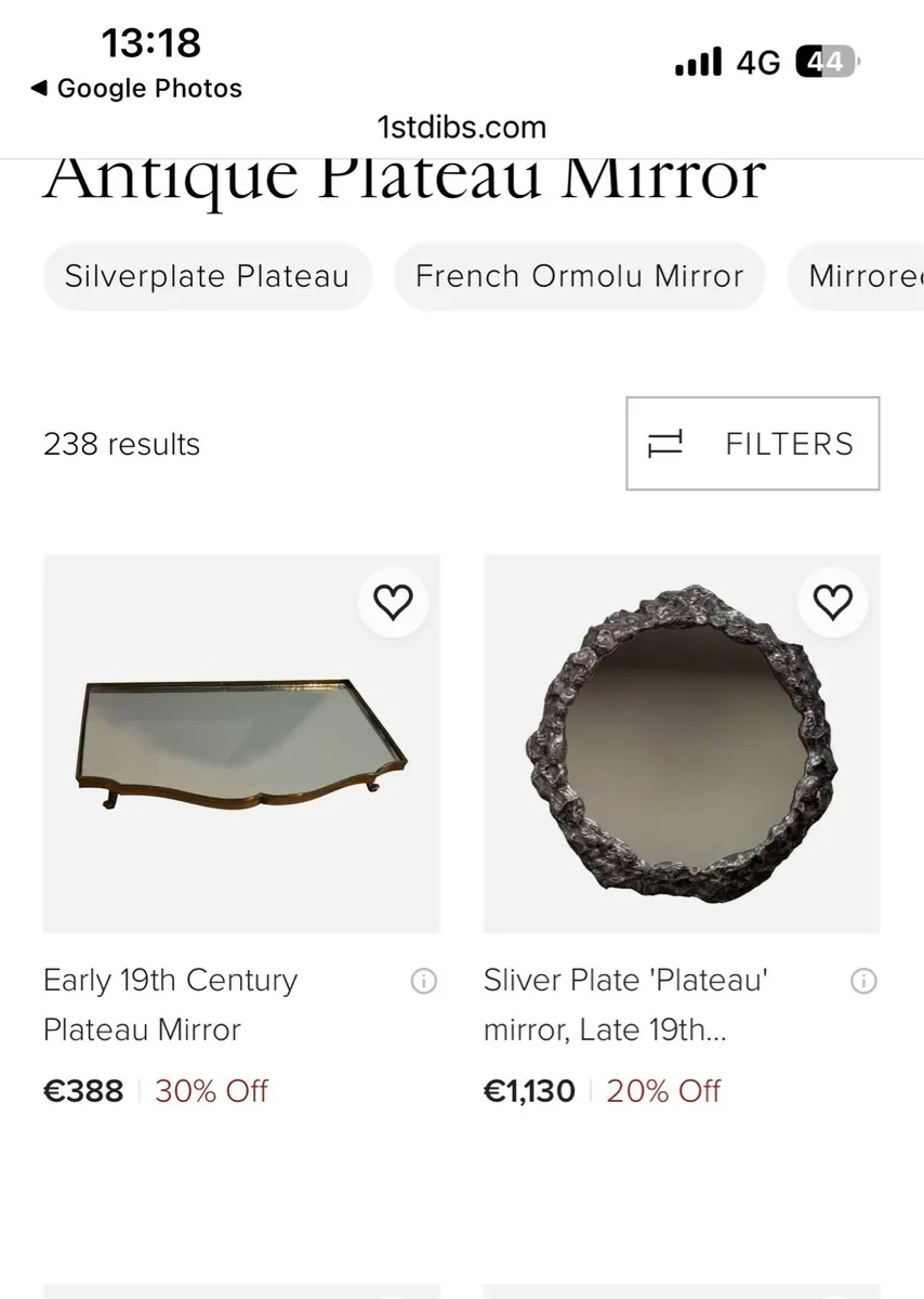 Antique Victorian period mirror - Image 3